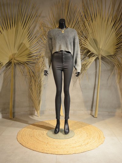 Mumlu Görünümlü Pantolon