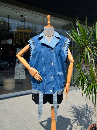 Denim Yelek