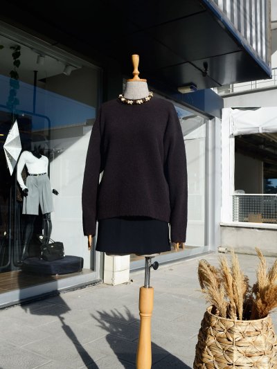 10640 Yumoş Dokulu Triko Kazak