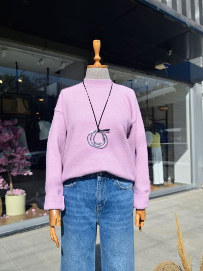 Yumoş Dokulu Triko Kazak