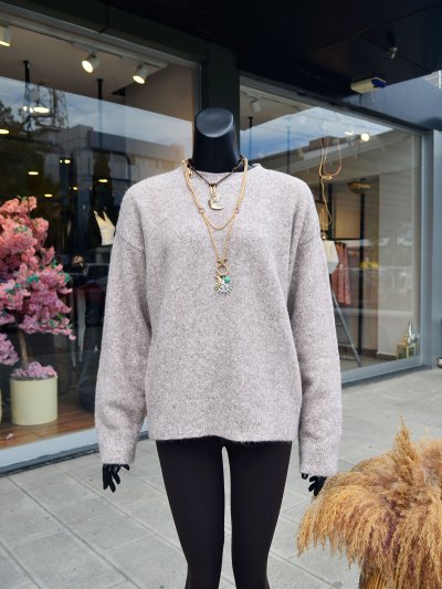 Yumoş Dokulu Triko Kazak