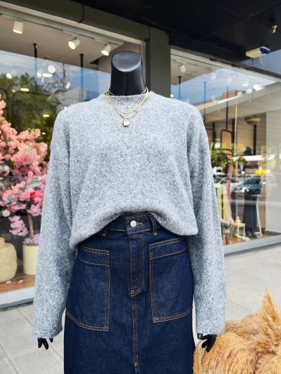 Yumoş Dokulu Triko Kazak