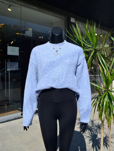 Yumoş Dokulu Triko Kazak