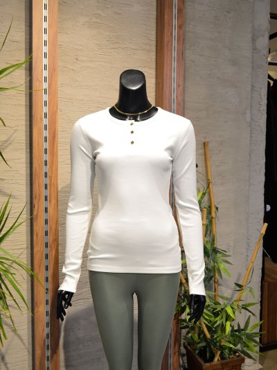 16492 Düğmeli Kaşkorse Bluz