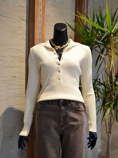 Çıtlı Triko Kazak