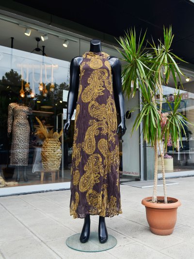 Desenli Şifon ElBİSE