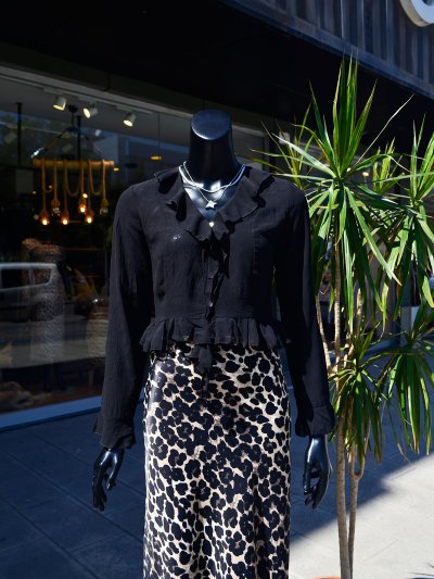 Fırfırlı Şfon Gömlek