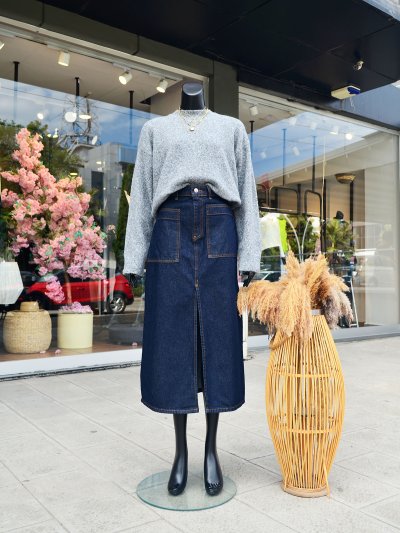 YIRTMAÇLI JEAN ETEK