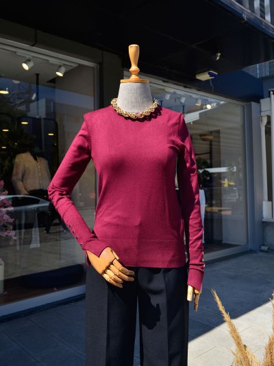 Kol Drop Detay Triko