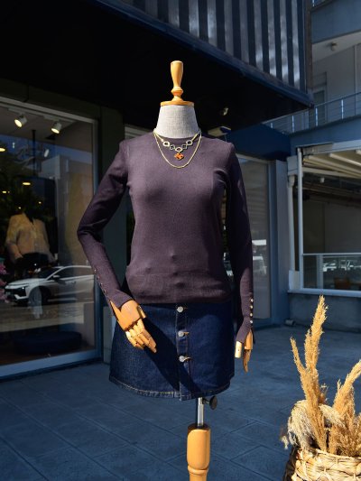 Kol Drop Detay Triko