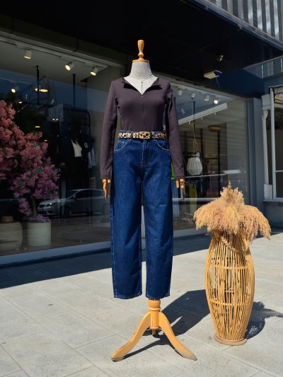 Kemerli Jean Pantolon