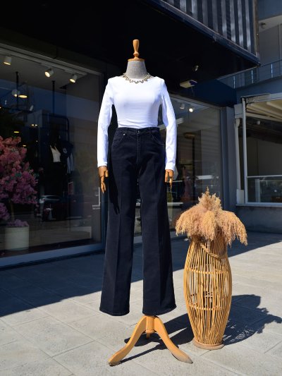Wideleg Jean Pantolon