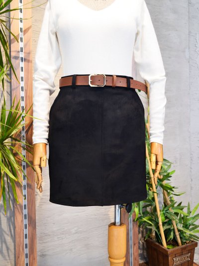 20093 Kemerli Süet Etek