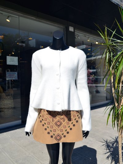 Düğmeli Triko Hırka