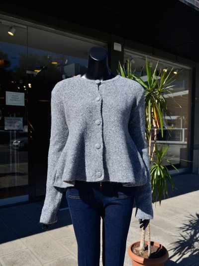 Düğmeli Triko Hırka