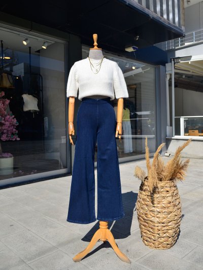 Beli Lastikli Jean Pantolon