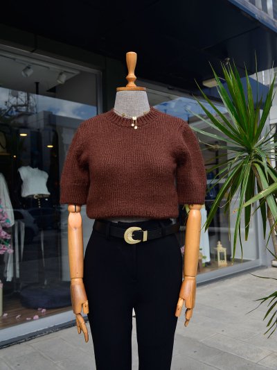 Kısa Kol Triko Kazak