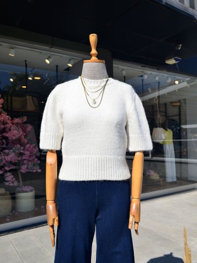 Kısa Kol Triko Kazak