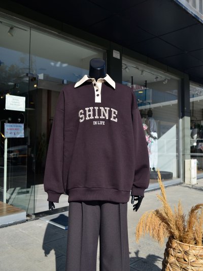 Gömlek Yaka Sweat