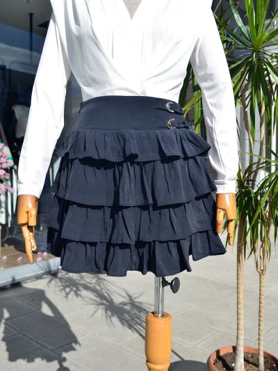 Fırfırlı Mini Etek