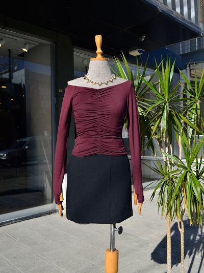 Büzgülü Crop Bluz