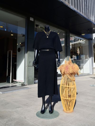 Kemerli Triko Elbise