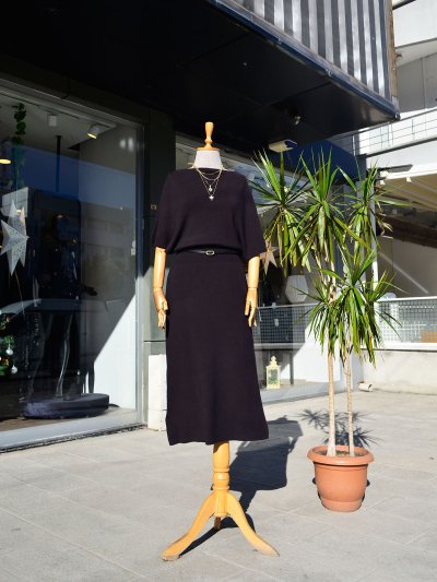 Kemerli Triko Elbise