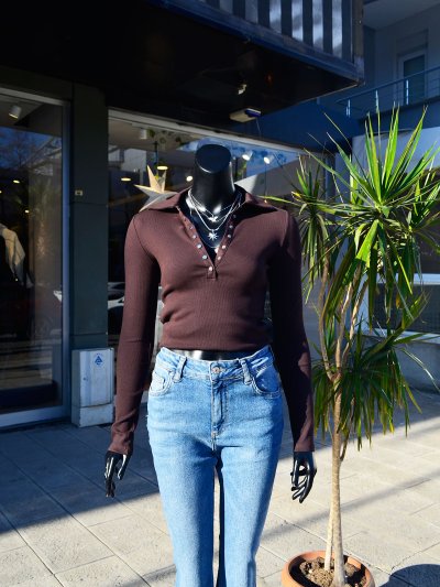 Çıtçıtlı Bluz 16336