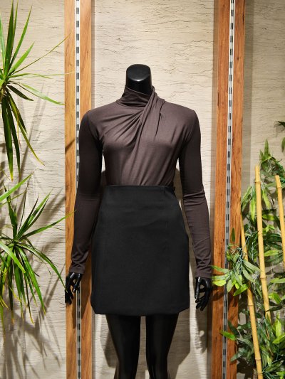 17203 Büzgü Yakalı Bluz