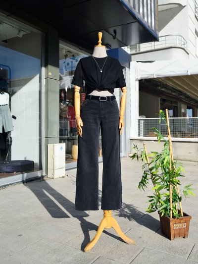 25786 Kemerli Palazzo Jean Pantolon