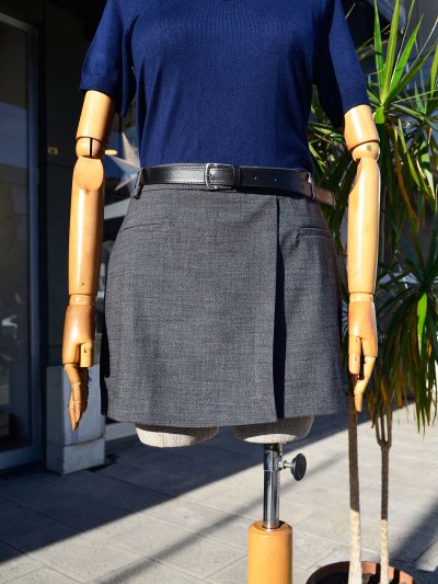 16665 Kemerli Şort Etek