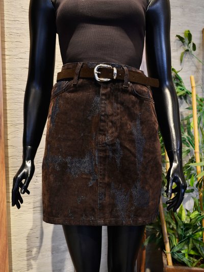 D927 Flok Kaplama Mini Etek