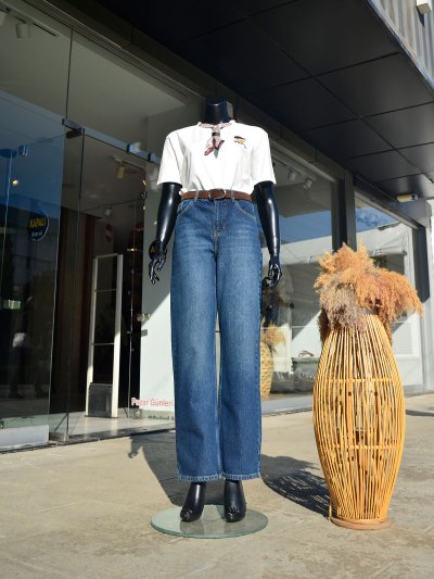 25759 Kemerli Palazzo Jean Pantolon