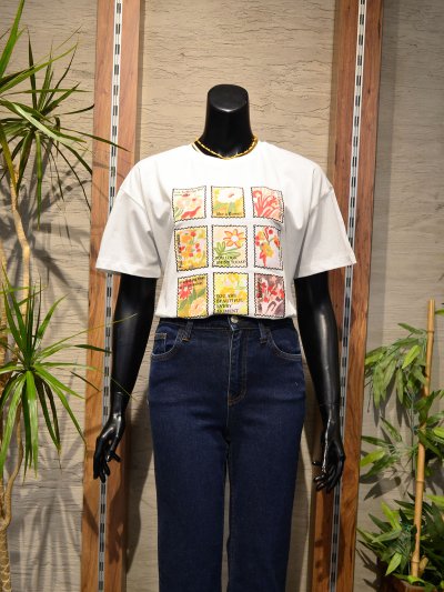 01950 Baskı Nakışlı Tshirt