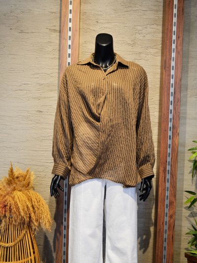 5061 BAĞCIKLI ÇİZG ŞF GÖMLEK