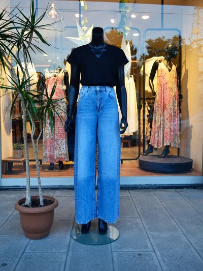 26716 BEL LASTİK PALAZZO JEAN PANTOLON