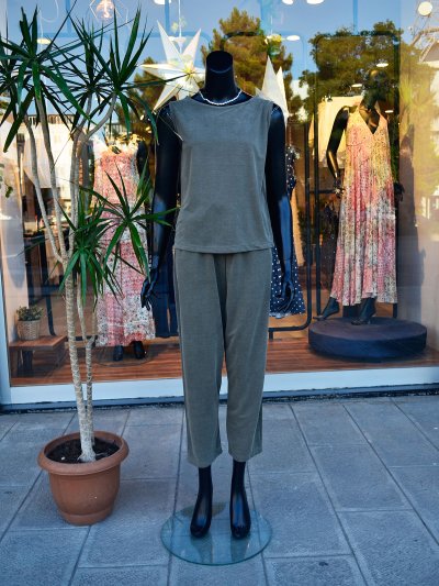 7272 SIFIR KOL BLUZ PANTOLON MODAL TAKIM